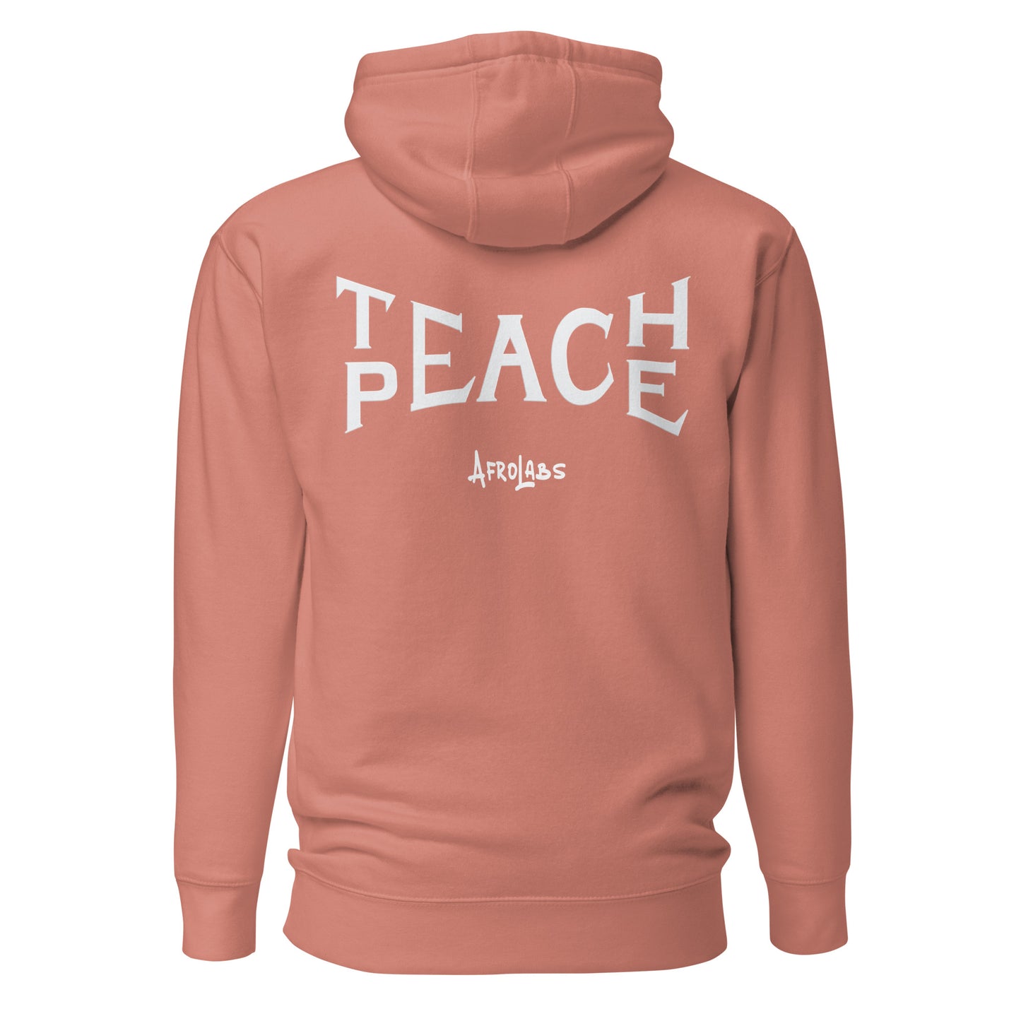 TEACH PEACE HOODIE Rose