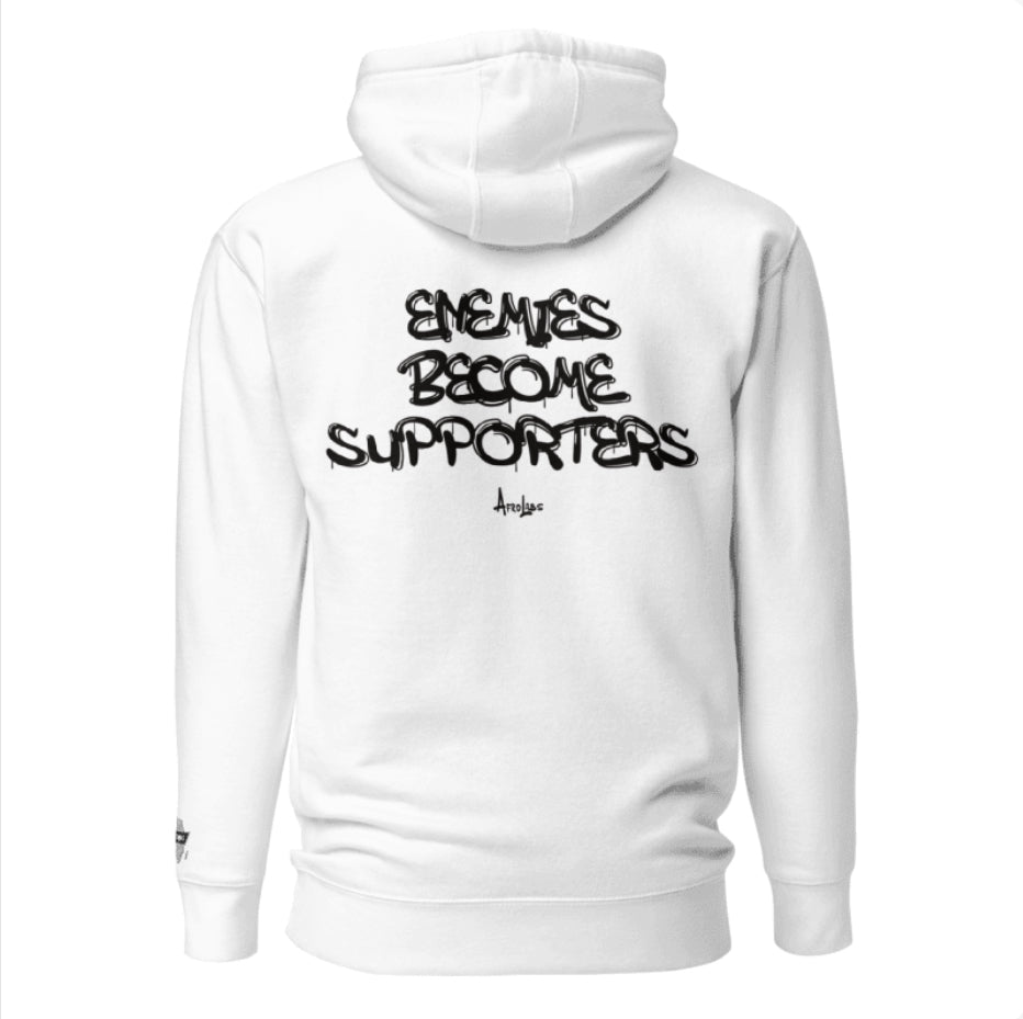 AFROLABS ENEMIES BECOME SUPPORTERS HOODIE